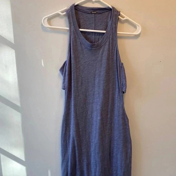 Monrow Cutout Side Heather Jersey Maxi Dress - Picture 6 of 16